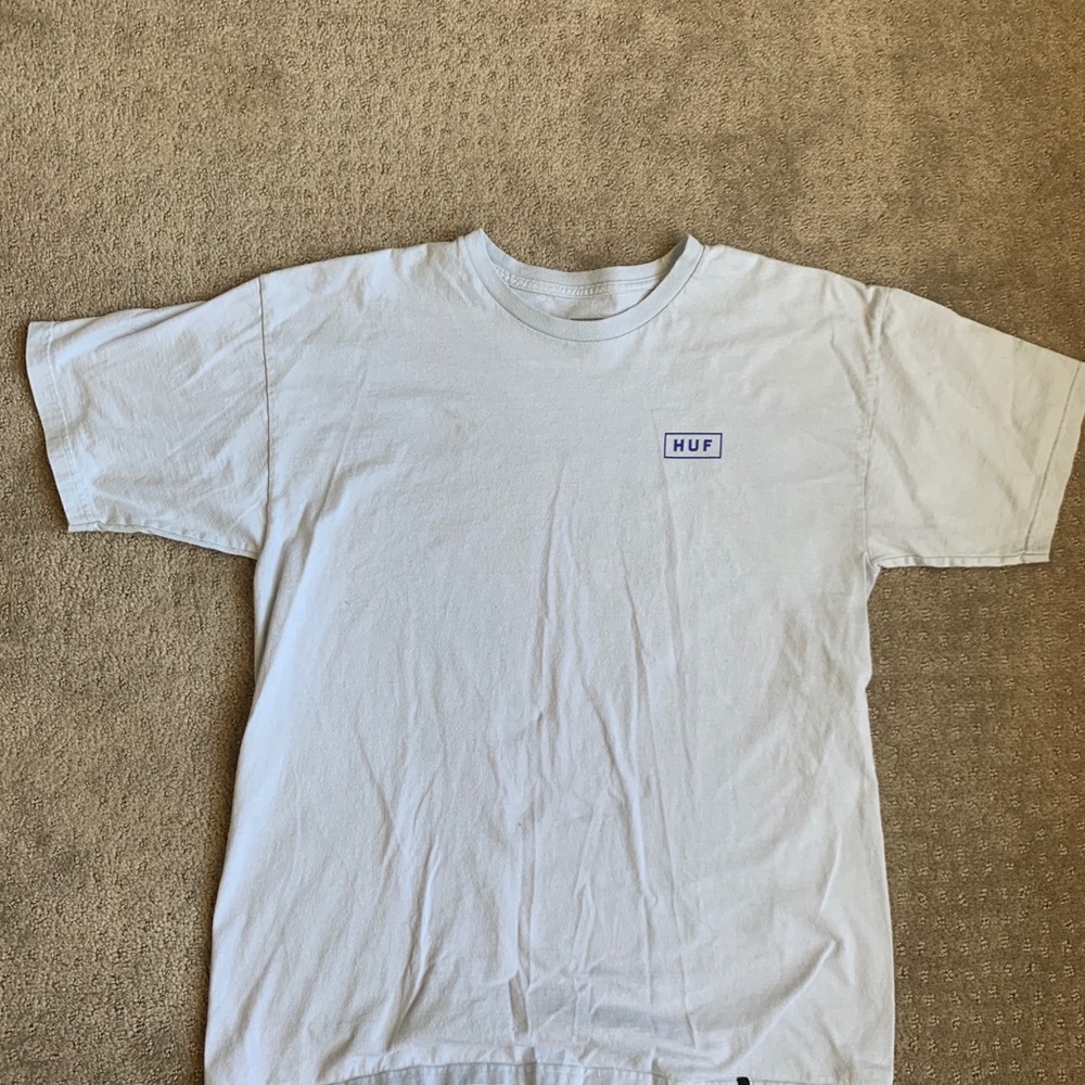 Huf tee light blue size L
